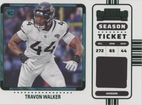2022 Panini Contenders Travon Walker #RSV-TWA