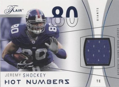 2004 Flair Jeremy Shockey #HN-JS