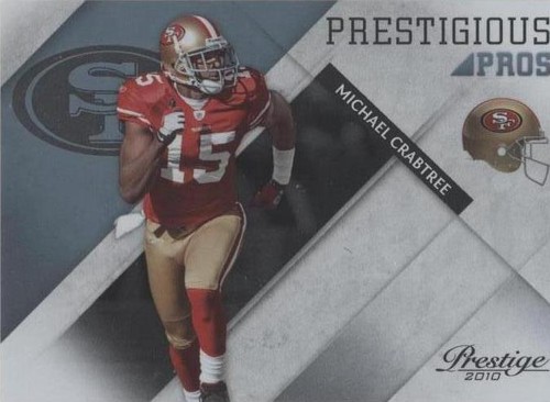 2010 Playoff Prestige Michael Crabtree #37