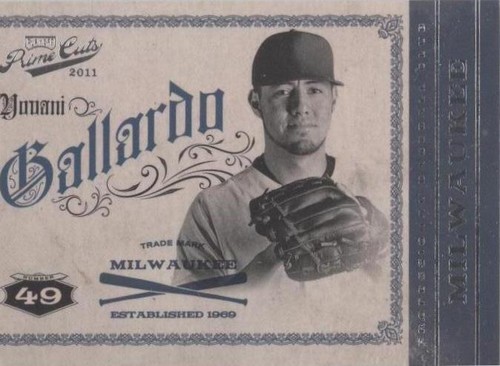 2011 Playoff Prime Cuts - Yovani Gallardo #50
