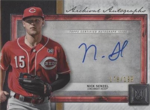 2020 Topps Museum Collection - Nick Senzel #AA-NSE