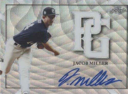 2021 Leaf Perfect Game National Showcase - Jacob Miller #BA-JM1