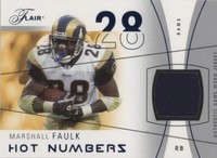 2004 Flair Marshall Faulk #HN-MF