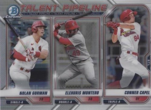 2021 Bowman - Conner Capel Elehuris Montero Nolan Gorman #TP-STL