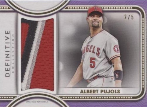 2022 Topps Definitive Collection - Albert Pujols #DJR-APU