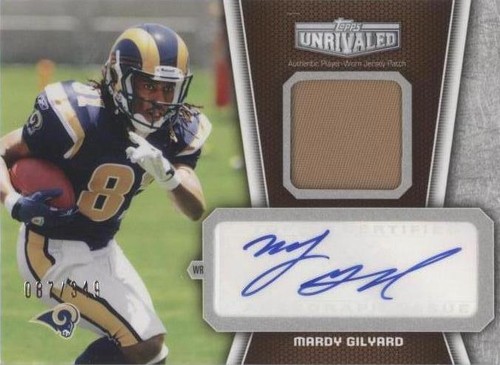 2010 Topps Unrivaled Mardy Gilyard #UAP-MG