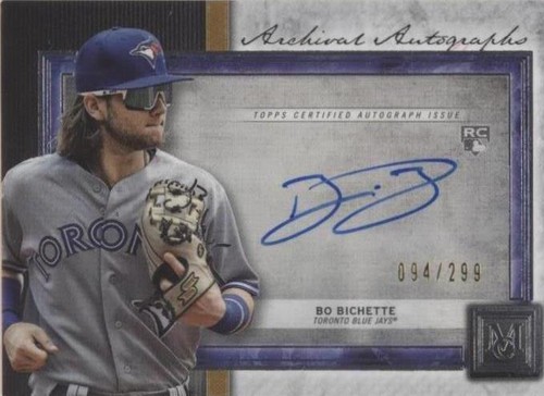 2020 Topps Museum Collection - Bo Bichette #AA-BB