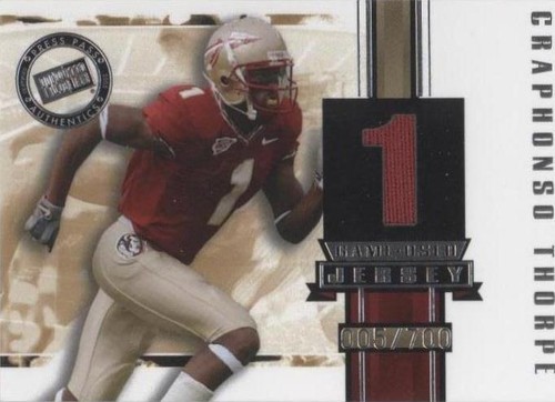 2005 Press Pass SE Craphonso Thorpe #JC/CT