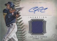 2015 Bowman Inception - Carlos Correa #IAR-CC