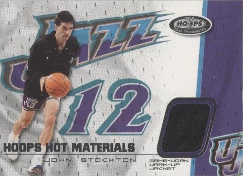2001-02 NBA Hoops Hot Prospects - John Stockton #HMJS