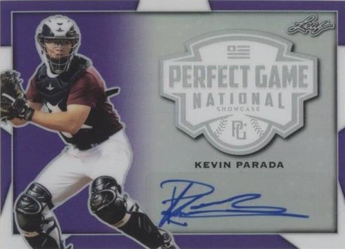 2019 Leaf Perfect Game National Showcase - Kevin Parada #BA-KP1