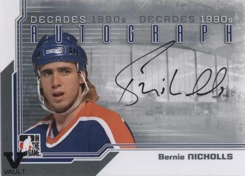2013-14 In the Game Decades 1990s - Bernie Nicholls #A-BN