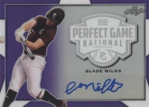 2019 Leaf Perfect Game National Showcase - Slade Wilks #BA-SW1