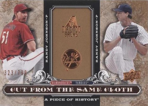 2008 Upper Deck A Piece of History - Randy Johnson #CSC-RJ