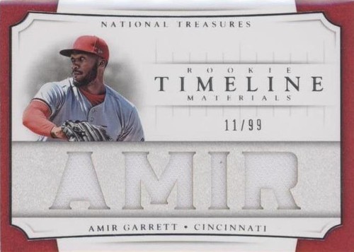 2017 Panini National Treasures - Amir Garrett #TRM-AG