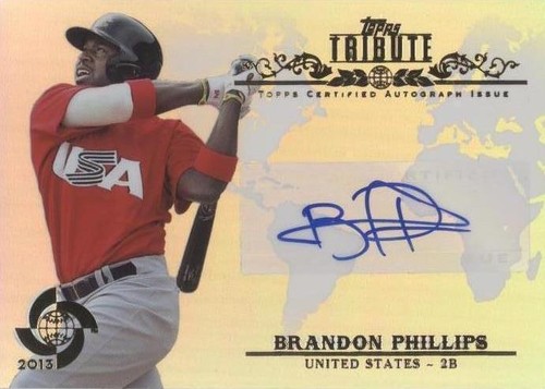 2013 Topps Tribute WBC - Brandon Phillips #WTA-BP