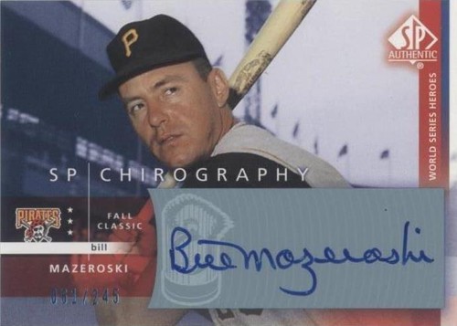 2003 SP Authentic - Bill Mazeroski #BM