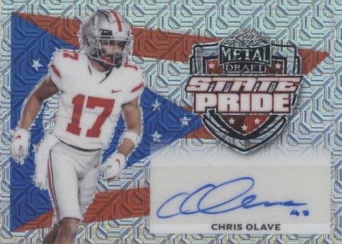 2022 Leaf Metal Draft Chris Olave #SP-CO1