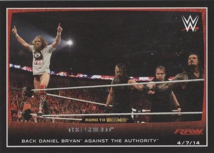 2015 Topps WWE Road to Wrestlemania - The Shield #2