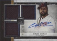2020 Topps Museum Collection - Carlos Santana #SSTA-CSA