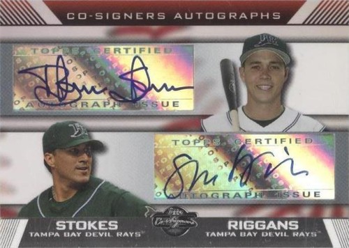 2007 Topps Co-Signers - Brian Stokes Shawn Riggans #CS-SR