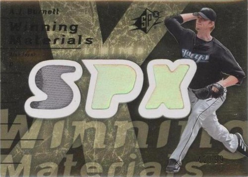2007 SPx - A. J. Burnett #WM-AB