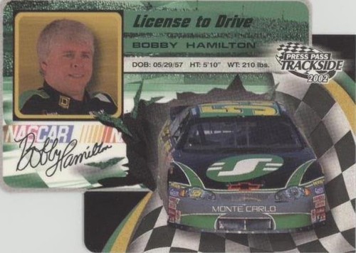 2002 Press Pass Trackside - Bobby Hamilton #LDP12