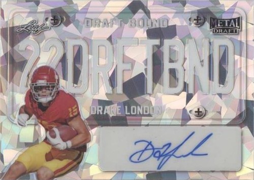 2022 Leaf Metal Draft Drake London #DB-DL3