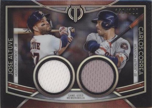 2020 Topps Tribute - Carlos Correa Jose Altuve #DR-AC