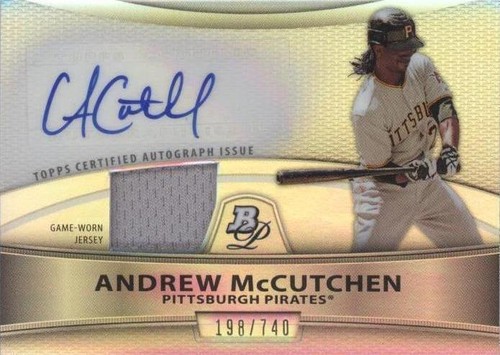 2010 Bowman Platinum - Andrew McCutchen #PAR-AMC