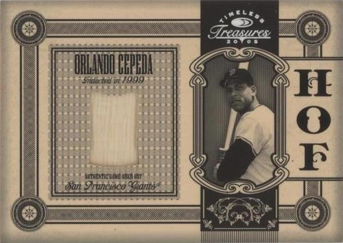 2005 Donruss Timeless Treasures - Orlando Cepeda #HOF-30