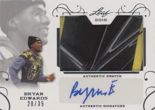 2016 Leaf U.S. Army All-American Bowl Bryan Edwards #PA-BE1