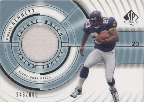 2001 SP Authentic Michael Bennett #96