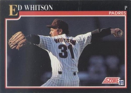 1991 Score - Ed Whitson #789