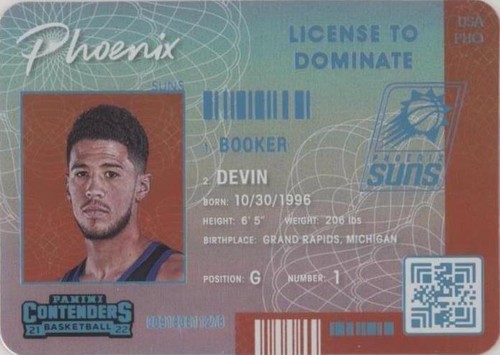 2021-22 Panini Contenders - Devin Booker #19