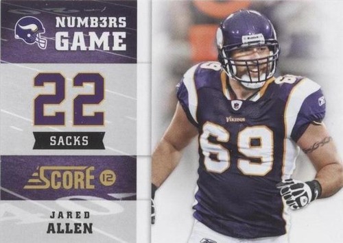 2012 Score Jared Allen #19