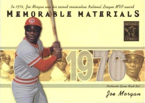2002 Topps Tribute - Joe Morgan #MEM-JM
