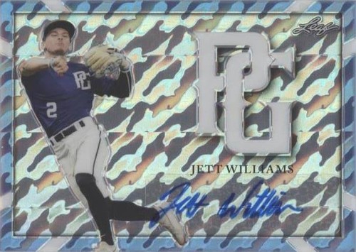 2021 Leaf Perfect Game National Showcase - Jett Williams #BA-JW3