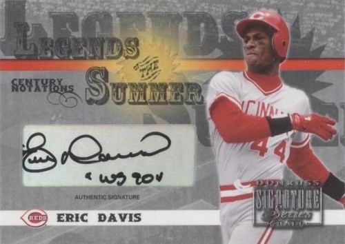 2003 Donruss Signature Series - Eric Davis #LS-14