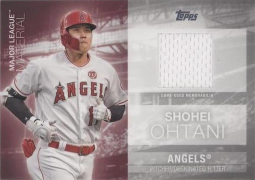大谷翔平 2023 TOPPS MATERIAL RELICS #MLMSO Amazon.com: 2023 Topps Stars of the MLB #SMLB-21 Shohei