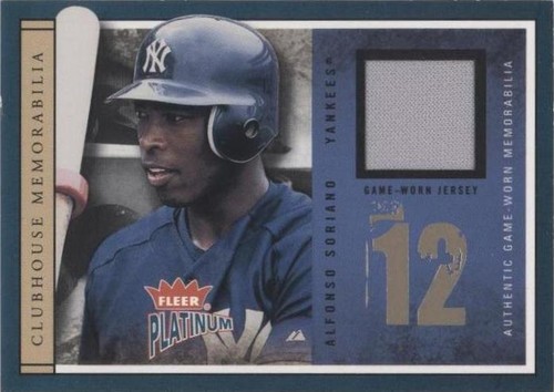 2004 Fleer Platinum - Alfonso Soriano #CLU-AS