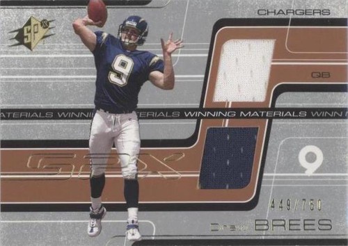 2001 SPx Drew Brees #WM-DB2