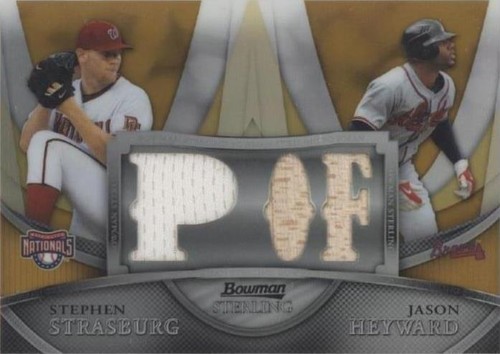 2010 Bowman Sterling - Jason Heyward Stephen Strasburg #BL-17