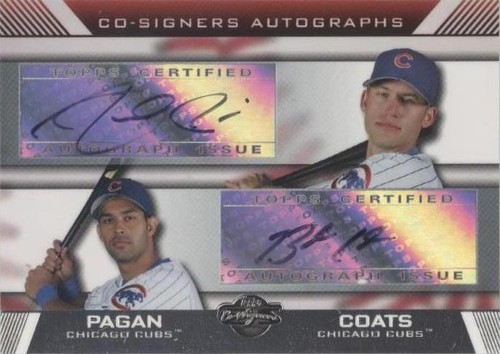 2007 Topps Co-Signers - Angel Pagan Buck Coats #CS-PC