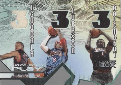 2004-05 Topps Luxury Box - Allen Iverson/Andre Iguodala/Samuel Dalembert #TPP-IID