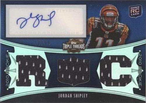 2010 Topps Triple Threads Jordan Shipley #121