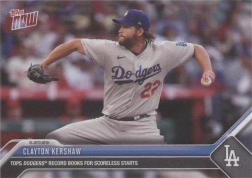 Clayton Kershaw 3,000 K's 2025 MLB Topps NOW Card 373