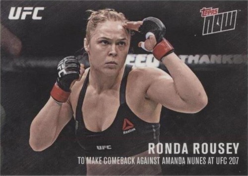 UFC Topps ロンダ・ラウジー　ダイヤモンドリフラクターカード UFC Topps Rhonda Rousey Diamond Refractor 345310 | eBay