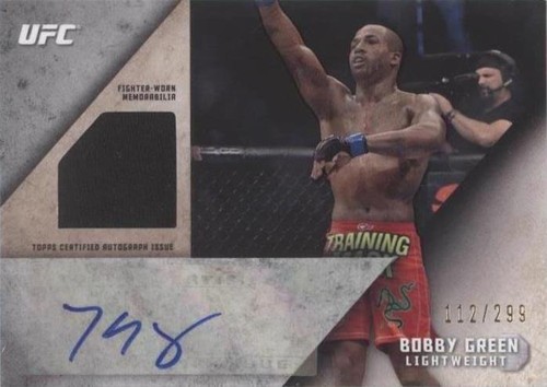 2022 Donruss UFC Bobby Green - Green Flood Short Printed