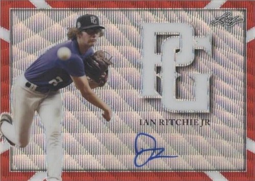 2021 Leaf Perfect Game National Showcase - JR Ritchie #BA-IR1